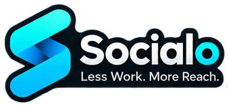 Socialo · Less Work. More Reach.